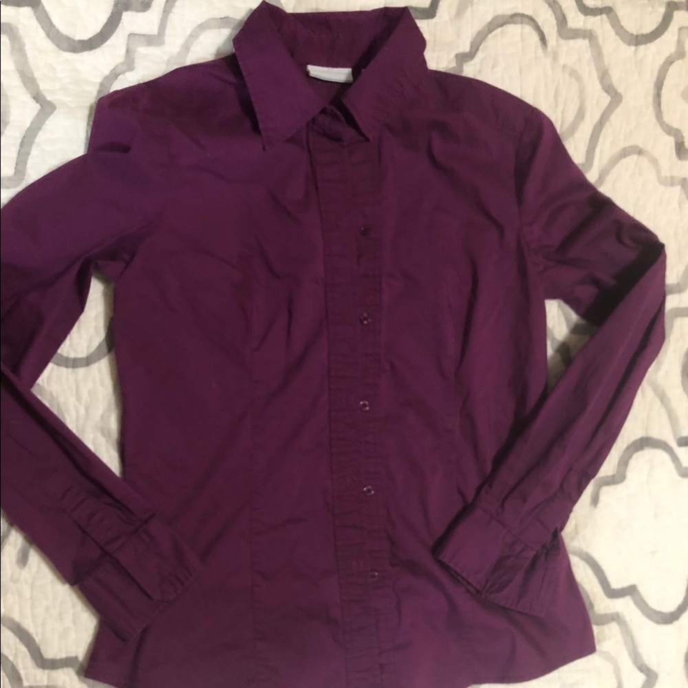 Express long-sleeved button up.